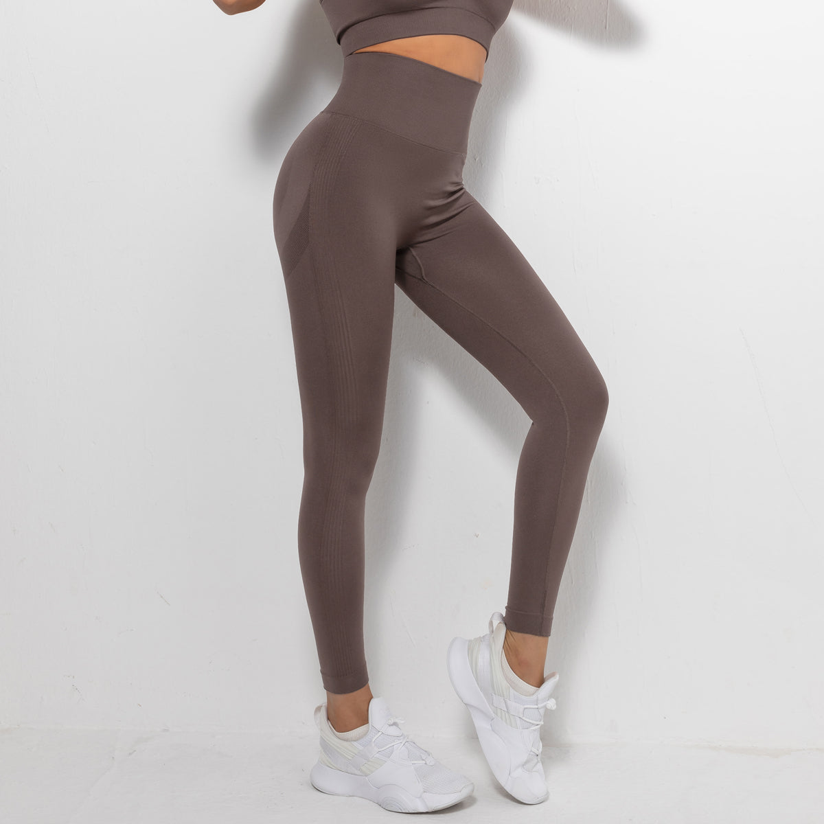 Customized High Waist Seamless Scrunch Butt Sports Tights for Women Gym Yoga