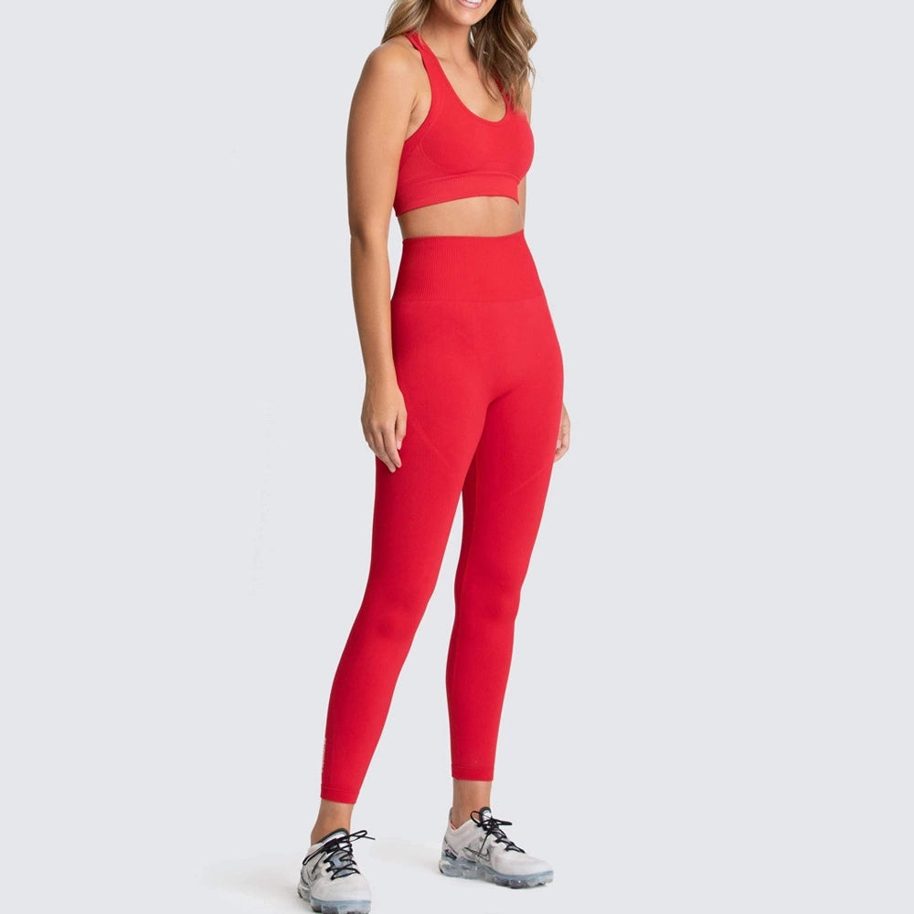 American Sizes 2 Piece Sports Set Gym Wear Leggings Bra Pants Women Workout