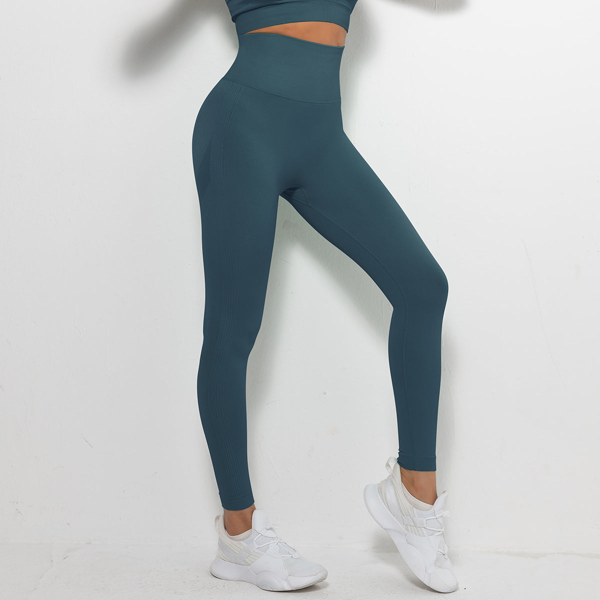 Customized High Waist Seamless Scrunch Butt Sports Tights for Women Gym Yoga