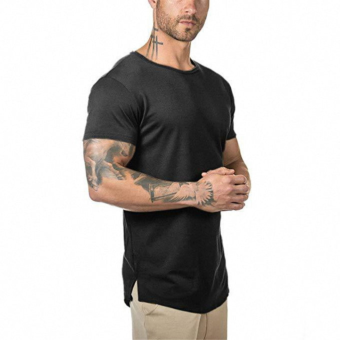 Gym Clothing Men Custom Spandex Muscle  Fit Running Fitness Workout Sport