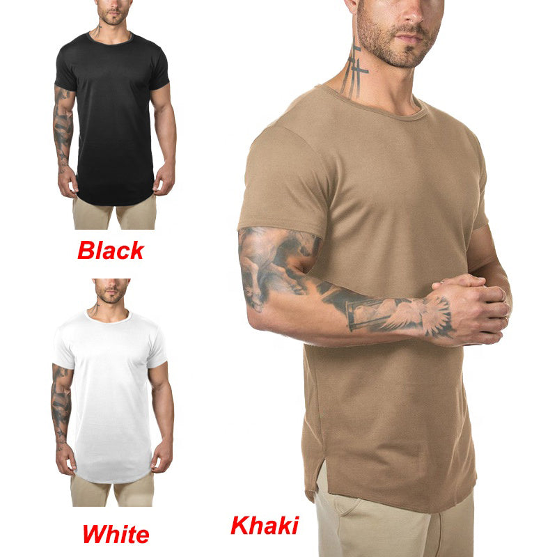 Gym Clothing Men Custom Spandex Muscle  Fit Running Fitness Workout Sport